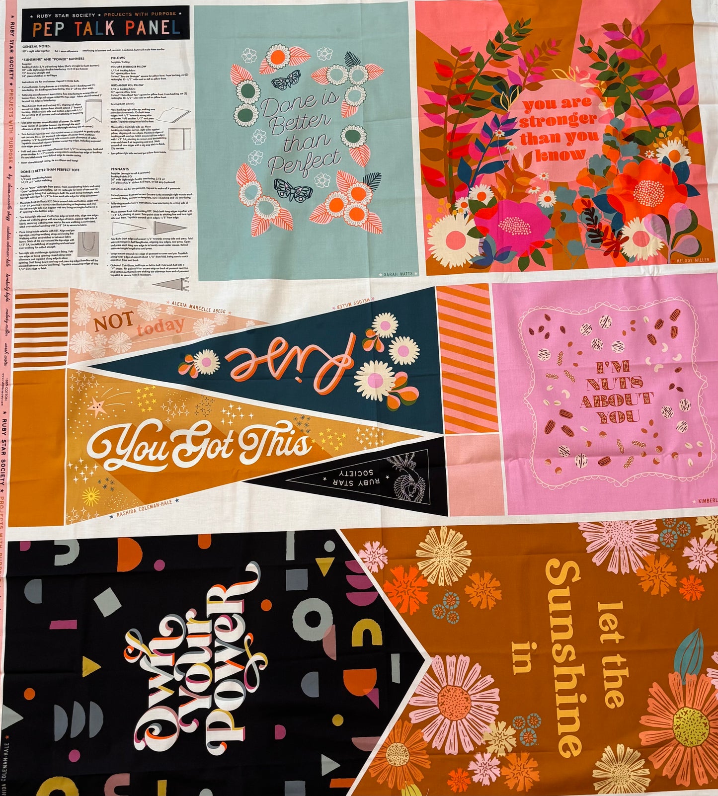 Ruby Star Society Pep Talk Panel - Destash Sale