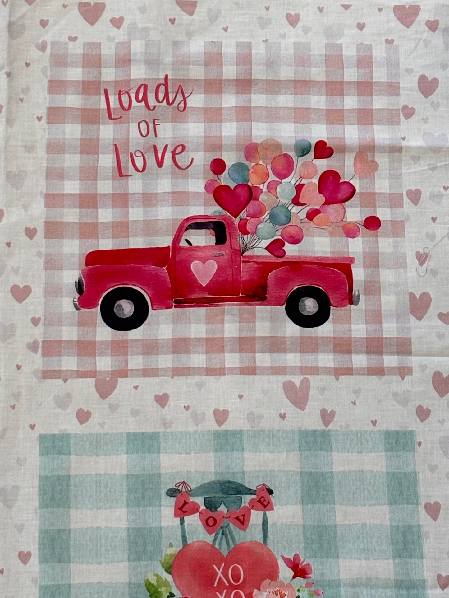 XOXO Quilt Panel - Destash Sale