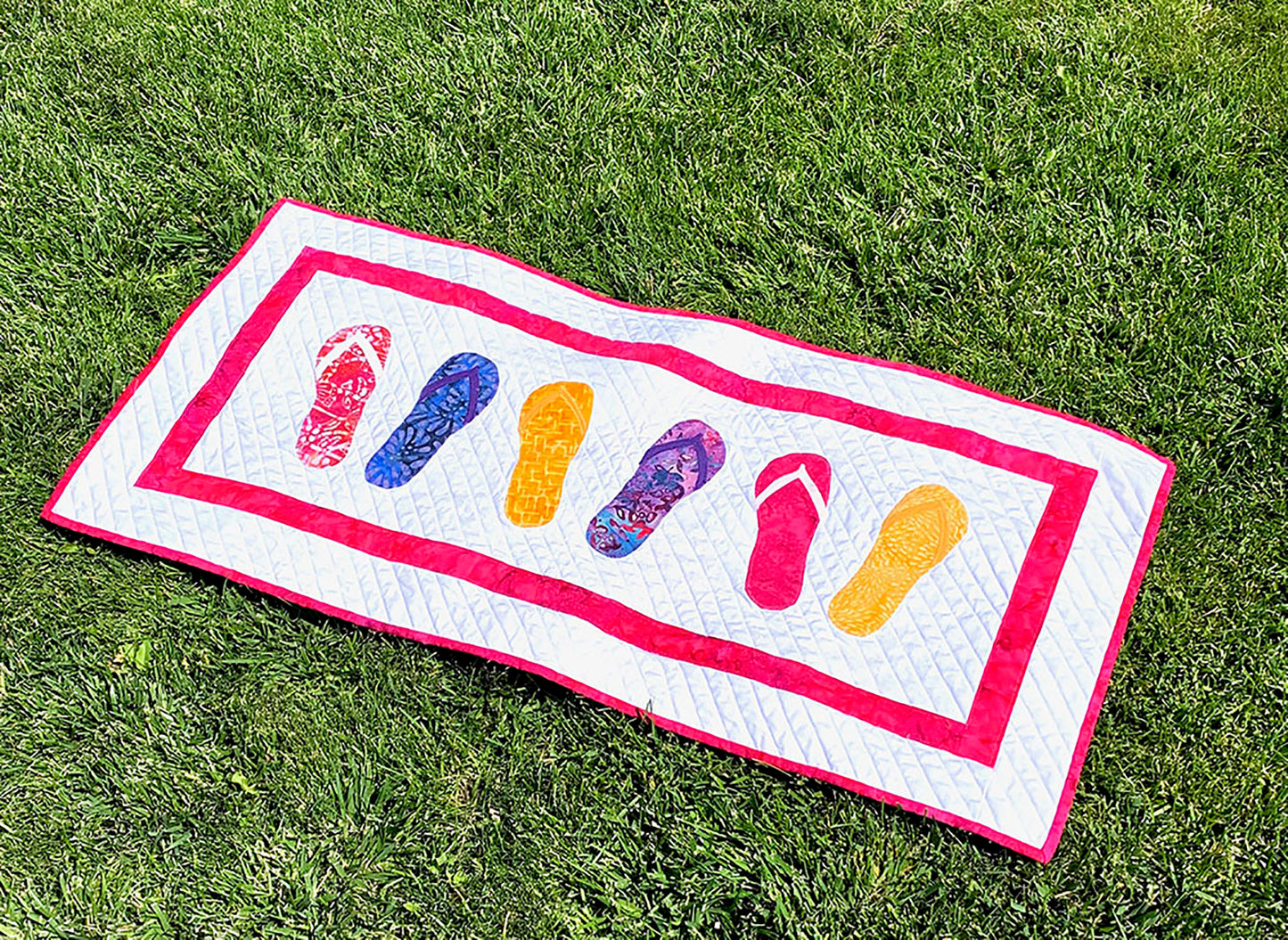 Flip Flop Hop Table Runner Quilting Pattern