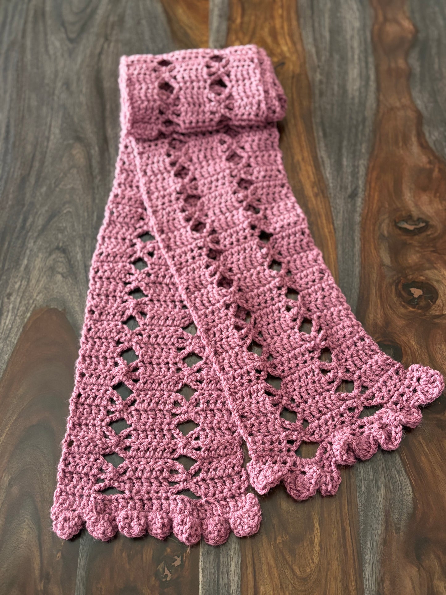 Amore Crochet Scarf Pattern