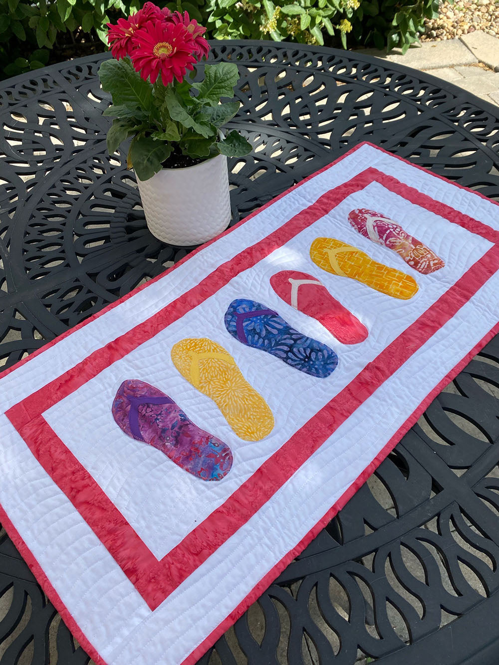 Week 1 - Flip Flop Hop Quilt Along - Tour de Fabric