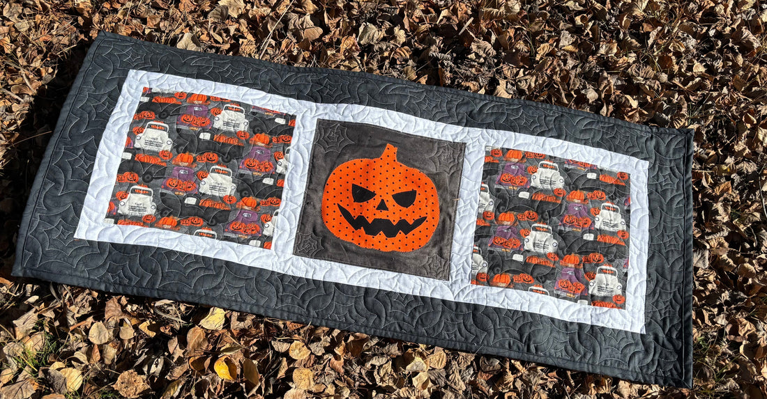 NEW! Pumpkin Lane Table Runner Pattern!