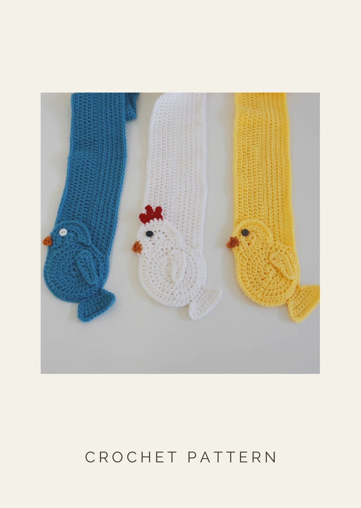 Little Chicks Pocket Scarf Pattern