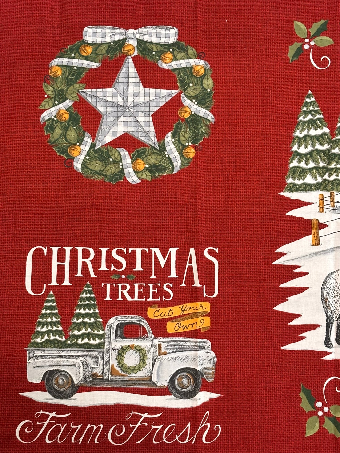 Homegrown Holidays Quilt Panel - Destash Sale