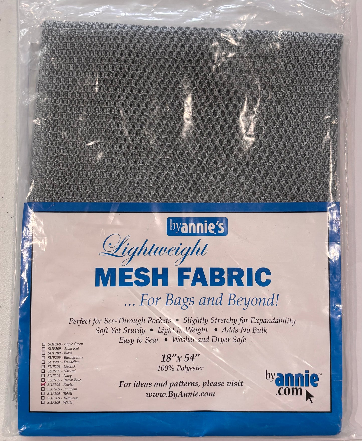 1/2 yard Gray Mesh Fabric - Destash Sale