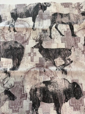 Canyon Creek Quilt Animal Print Yard - Destash Sale