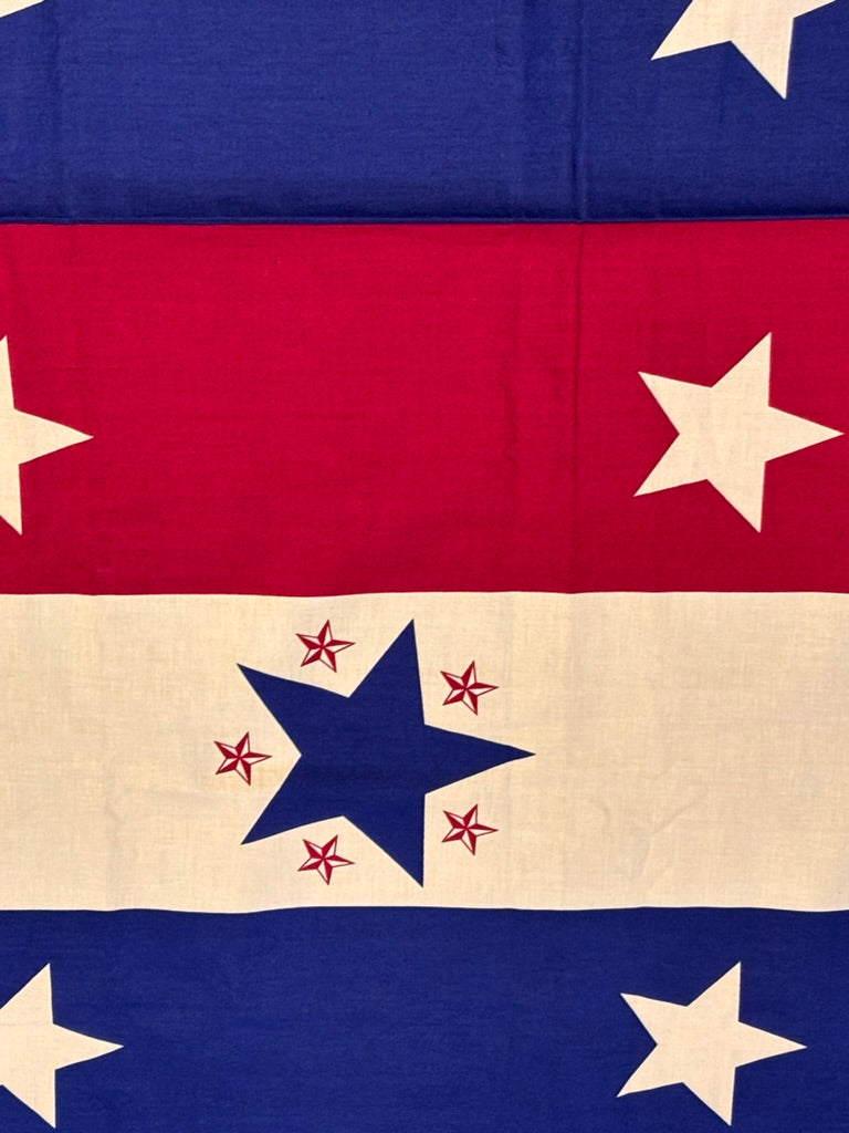 Patriotic Star Quilt Panel - Destash Sale