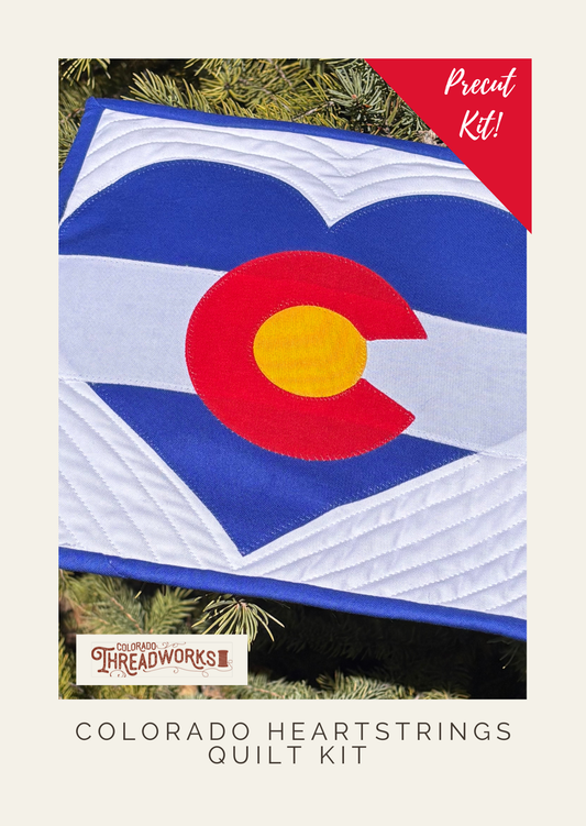 Colorado Heartstring Mini Quilt Kit