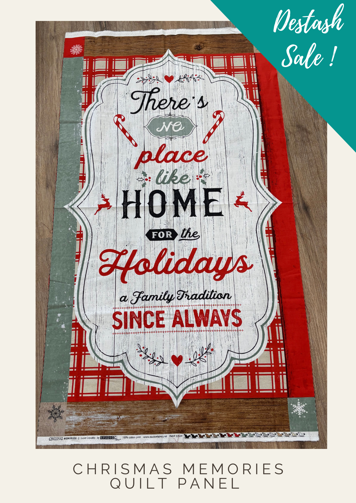 Christmas Memories Quilt Panel - Destash Sale