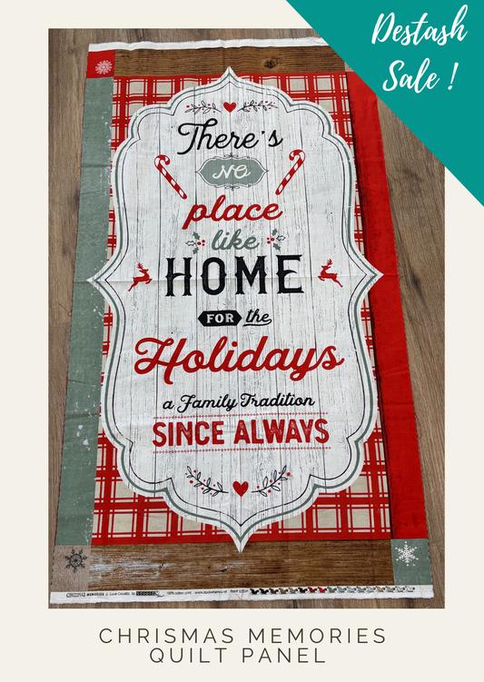 Christmas Memories Quilt Panel - Destash Sale