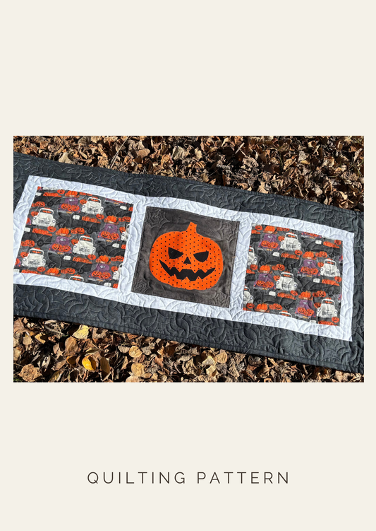 Pumpkin Lane Applique Runner Pattern