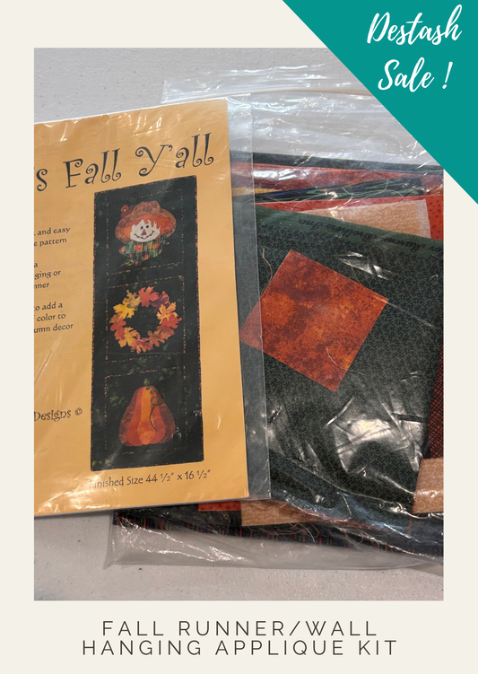 Fall Runner/Wallhanging Applique Kit - Destash Sale