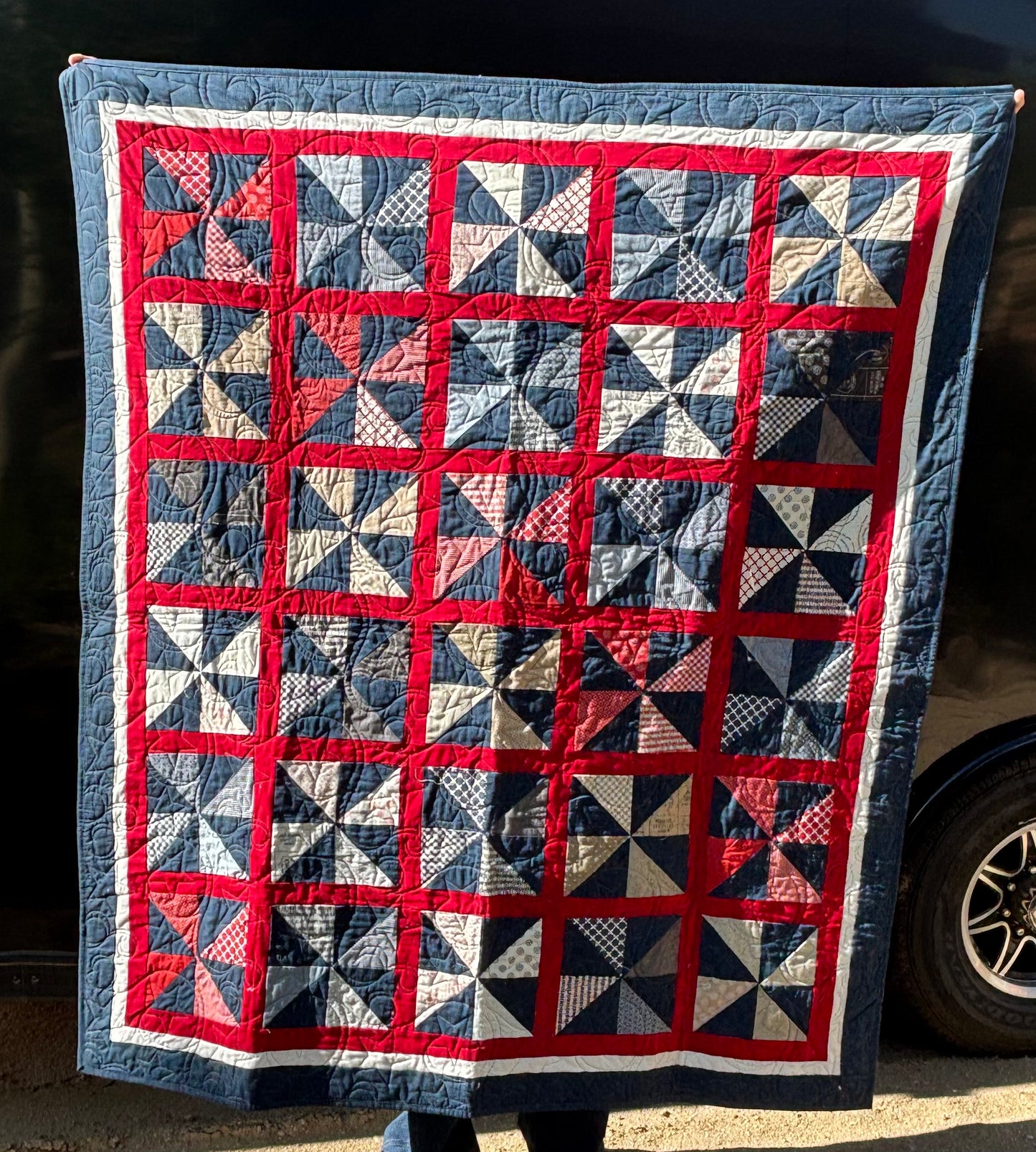 Liberty Pinwheel Quilt Pattern - Digital PDF
