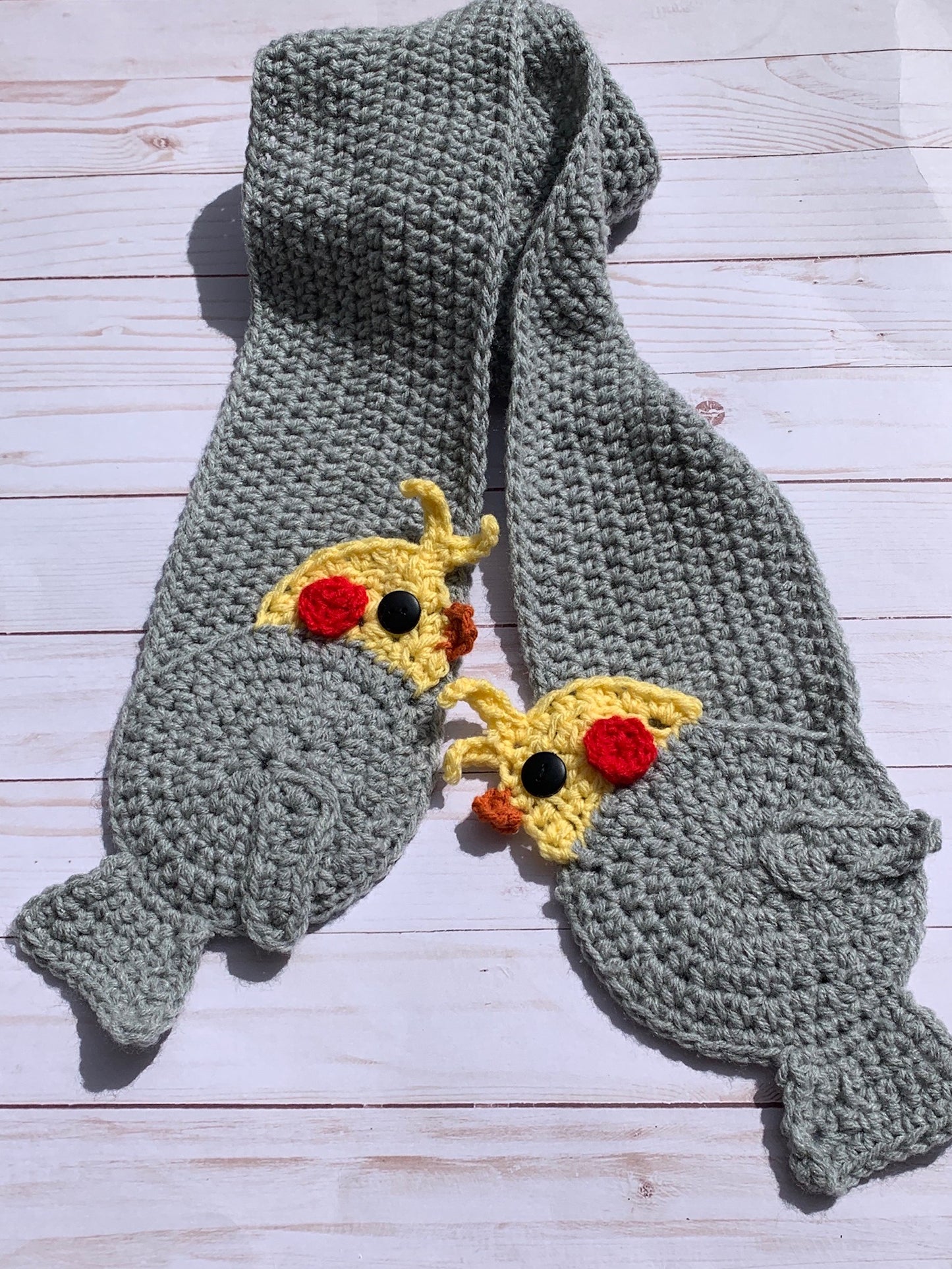 Cockatiel Crochet Pocket Scarf – Colorado Threadworks