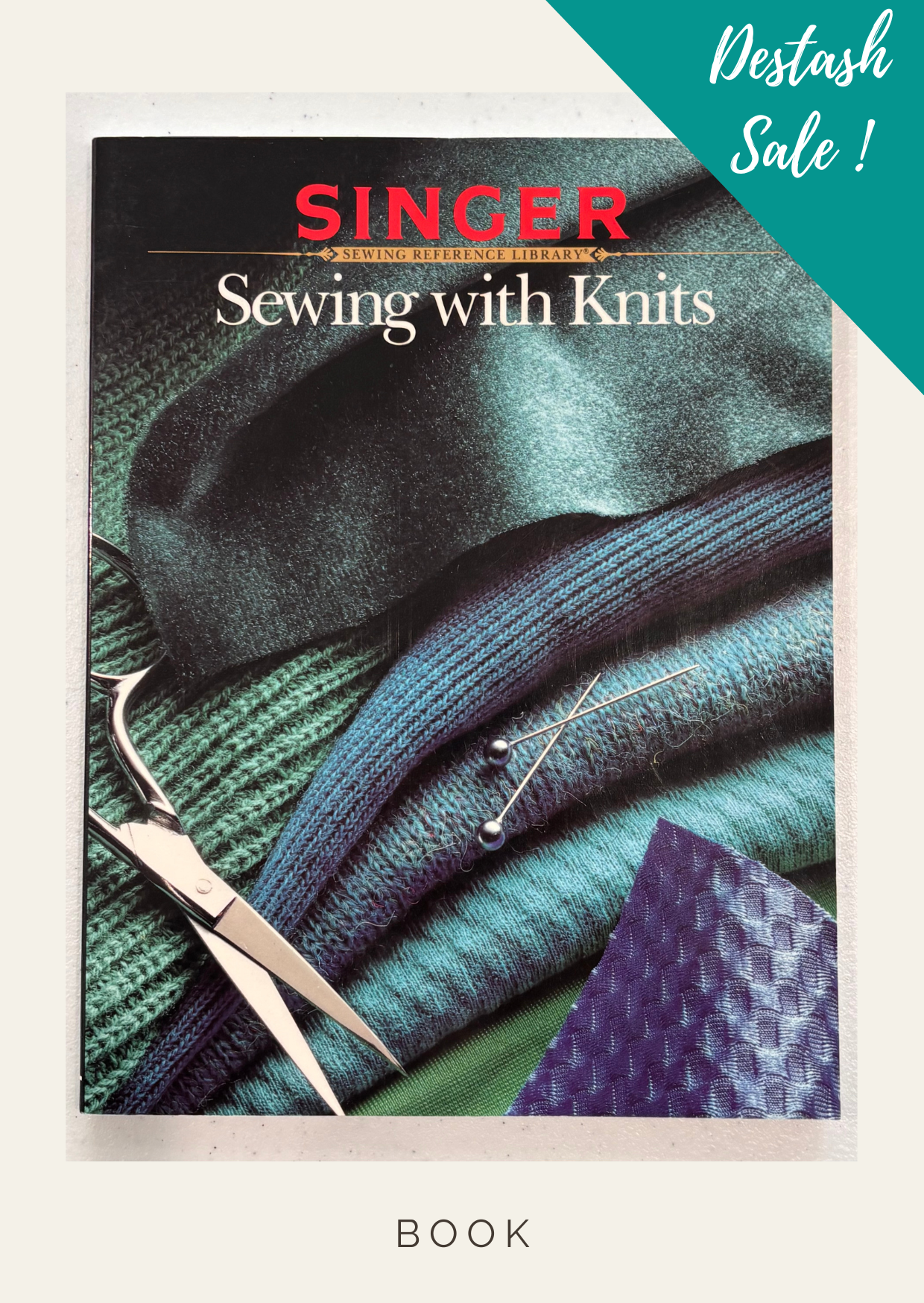 Singer Sewing with Knits Book - Destash Sale